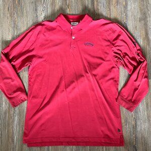Callaway Long Sleeve Golf Polo - Men Size XL -100% Combed Cotton